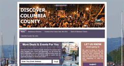 Desktop Screenshot of discovercolumbiacounty.com